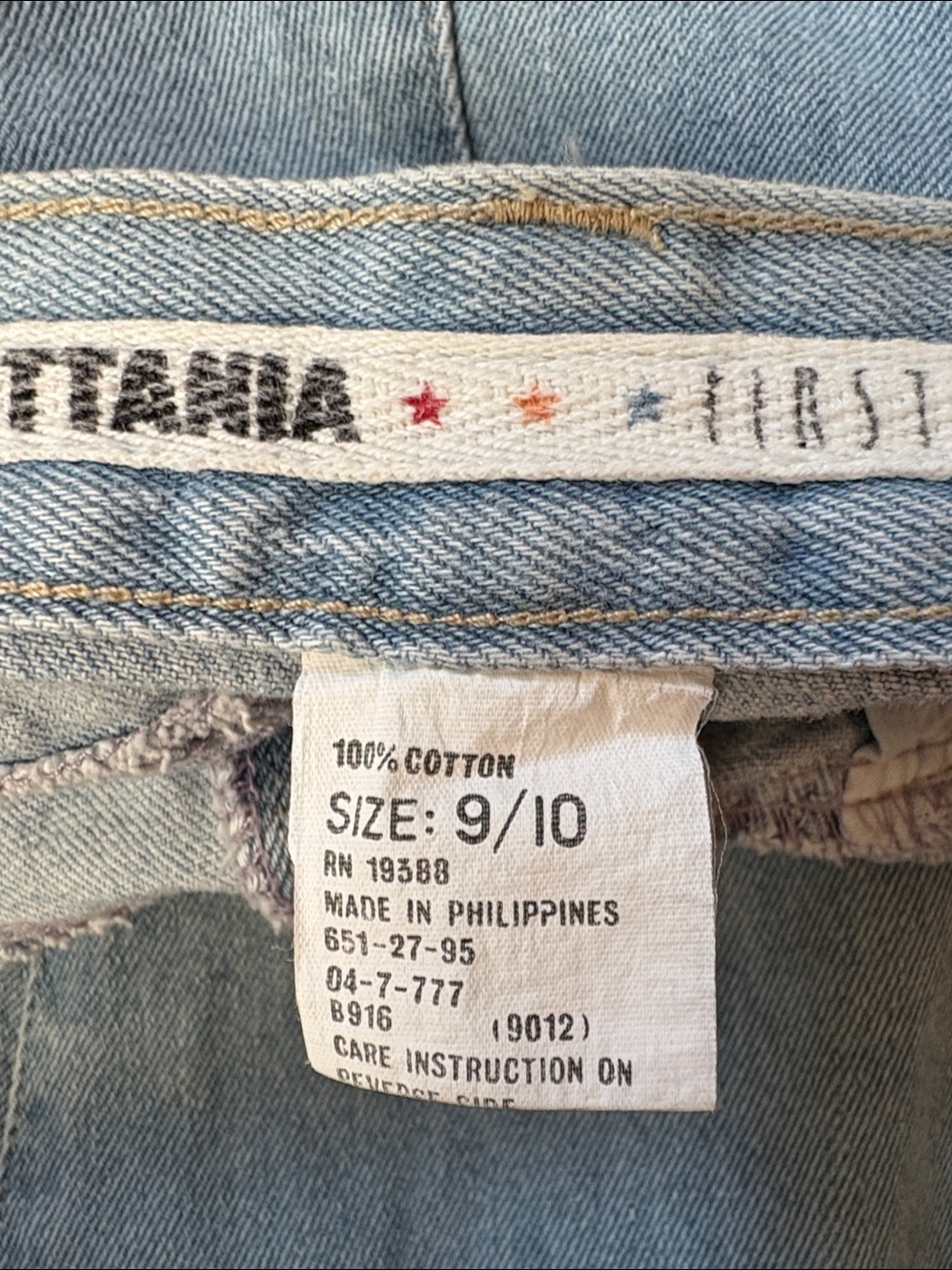 Vintage Brittania denim maxi skirt size 9/10 - Picture 5 of 6